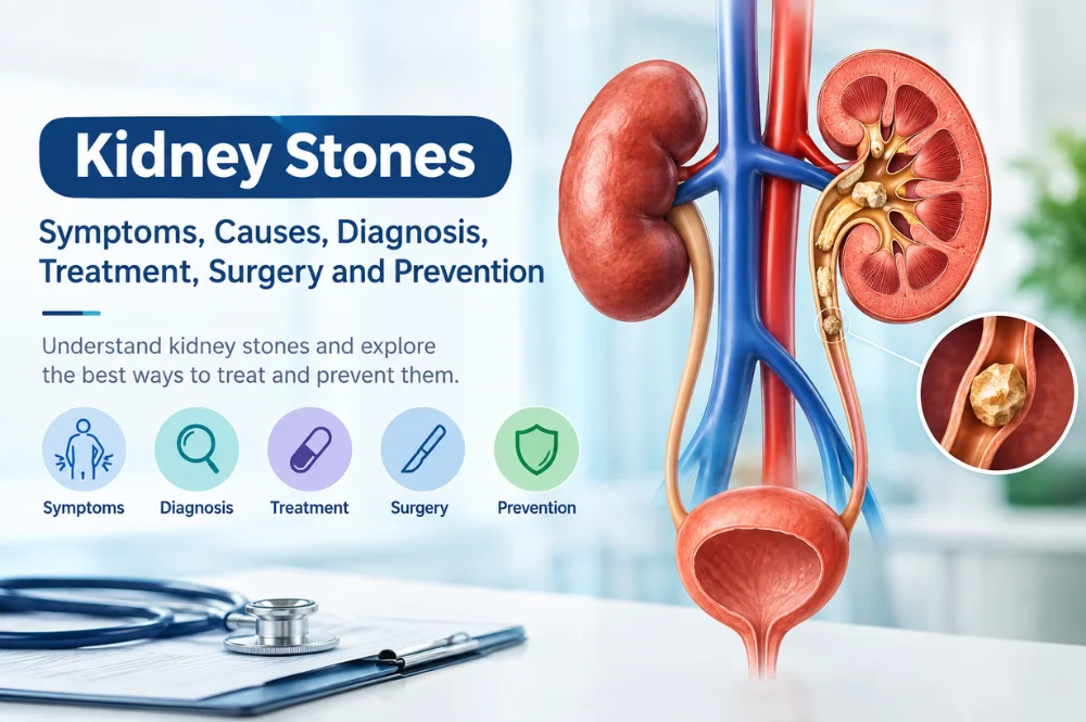 Kidney Stones | Symptoms, Treatment, Surgery and Prevention